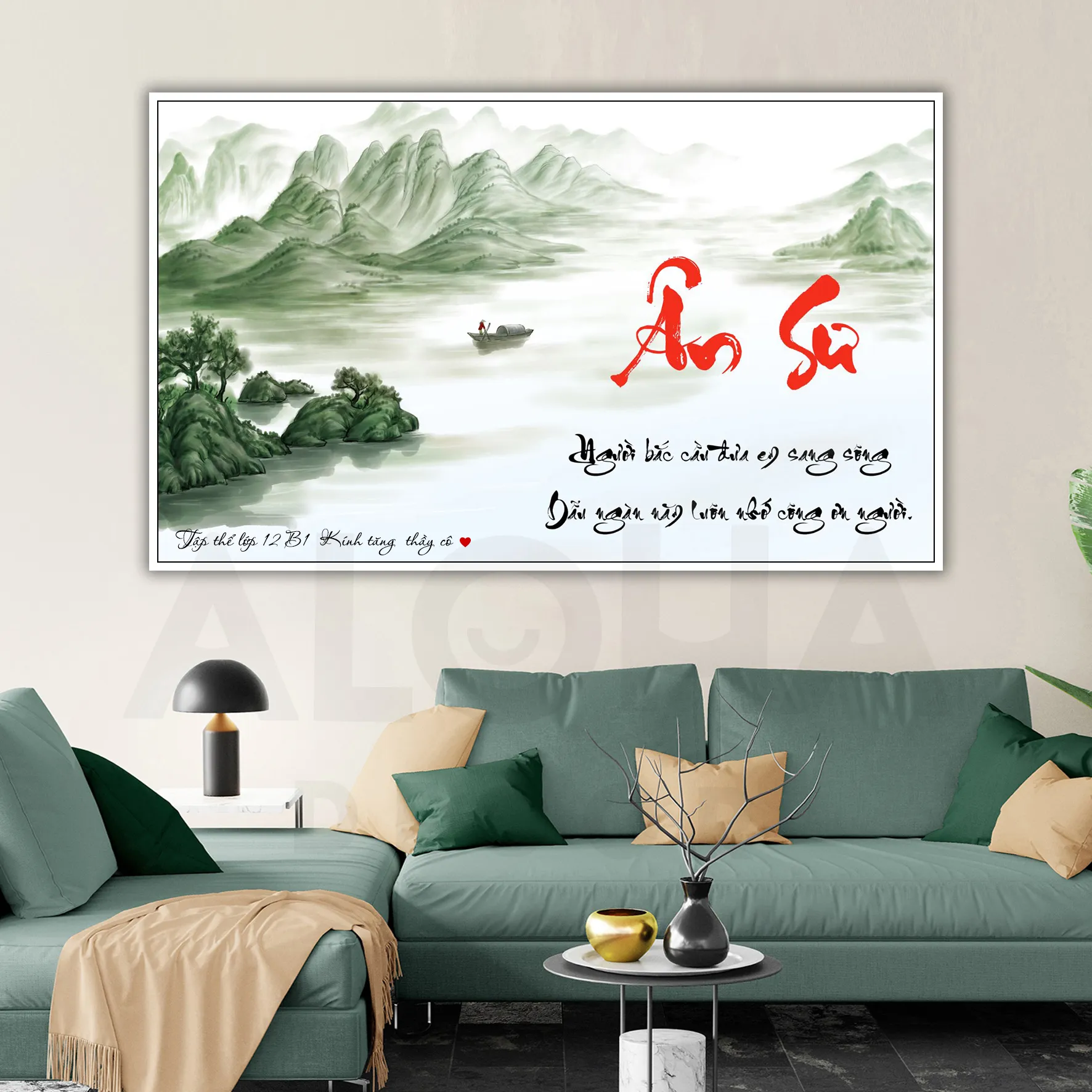 Lý do nên treo tranh Canvas chữ