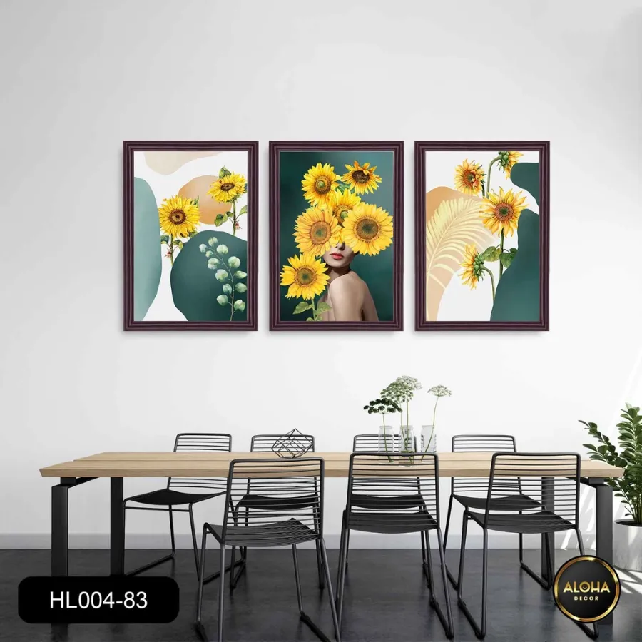 Ý nghĩa tranh Canvas hoa hướng dương trong phong thủy