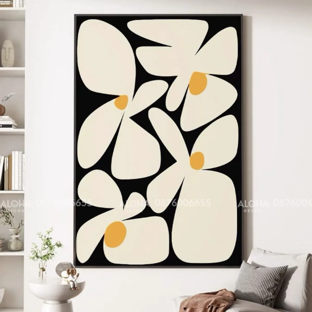 Tranh Canvas đơn giản tạo cảm giác thư giãn