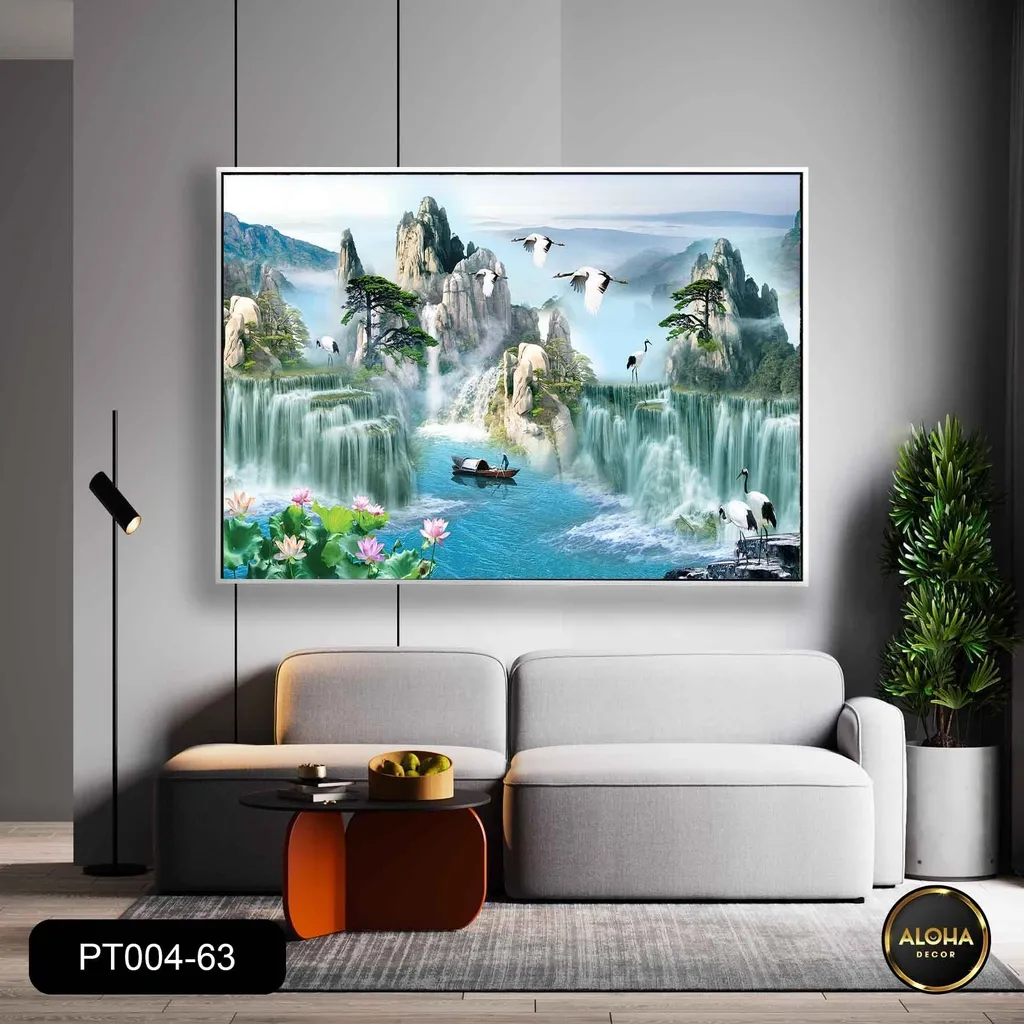 Tranh Canvas Sơn thủy hữu tình là gì?