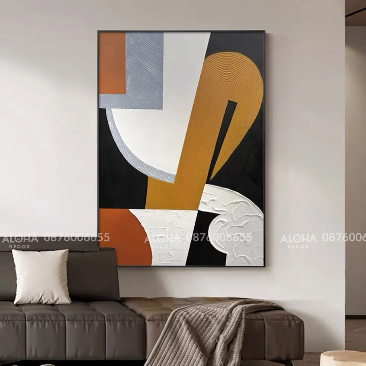 Bí quyết biến không gian trở nên thú vị hơn với Tranh Abstract Art
