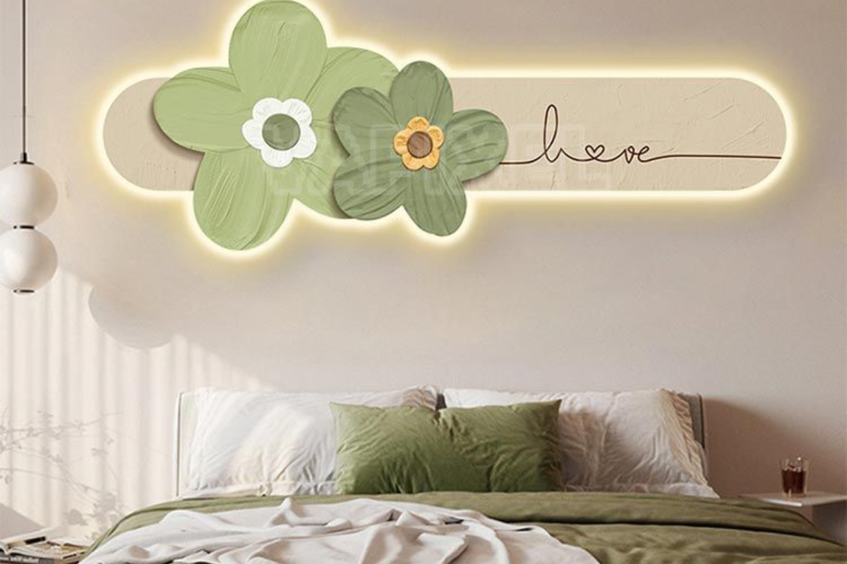 Tranh đèn LED trang trí phòng ngủ: Tạo giấc ngủ ngon và thư thái