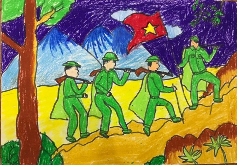 Đường hành quân của các chú bộ đội