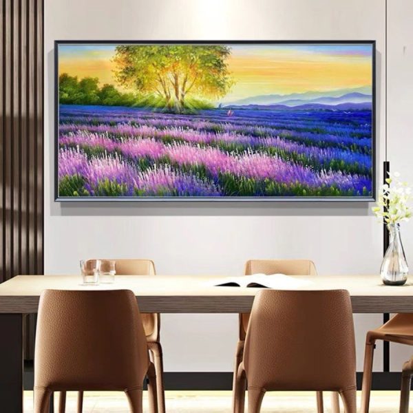 Đồi hoa tím - Tranh phong cảnh PC113